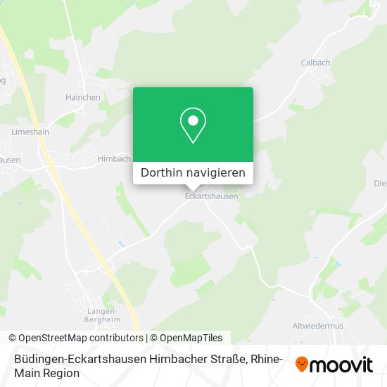 Büdingen-Eckartshausen Himbacher Straße Karte