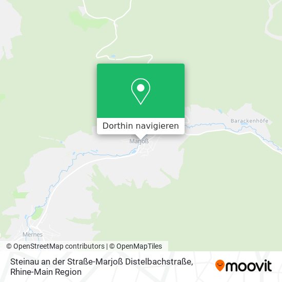 Steinau an der Straße-Marjoß Distelbachstraße Karte
