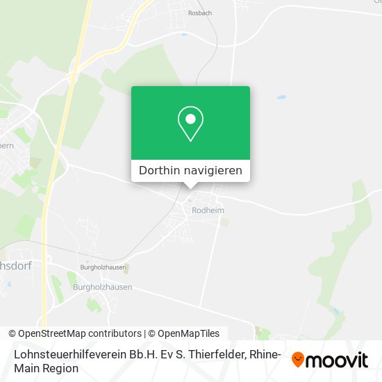 Lohnsteuerhilfeverein Bb.H. Ev S. Thierfelder Karte
