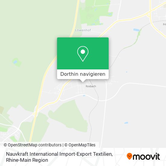 Nauvkraft International Import-Export Textilien Karte