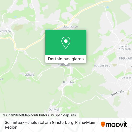 Schmitten-Hunoldstal am Ginsterberg Karte