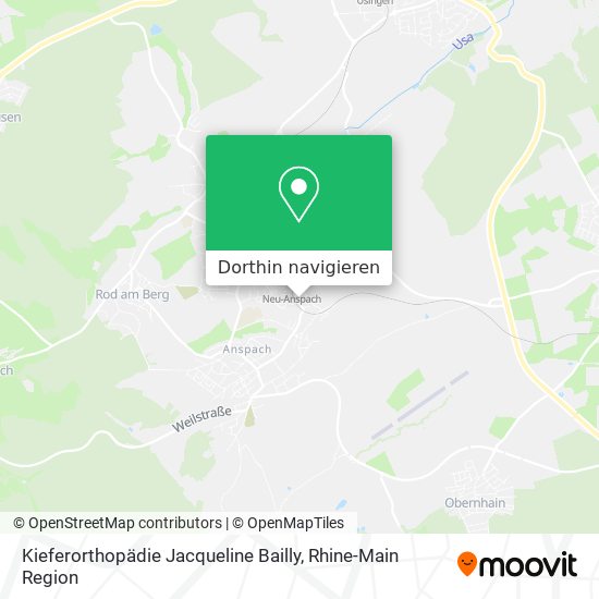Kieferorthopädie Jacqueline Bailly Karte