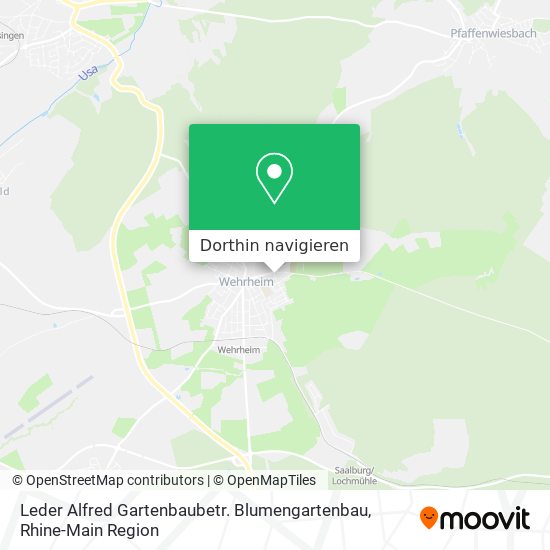 Leder Alfred Gartenbaubetr. Blumengartenbau Karte
