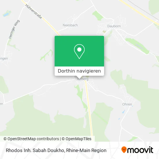 Rhodos Inh. Sabah Doukho Karte