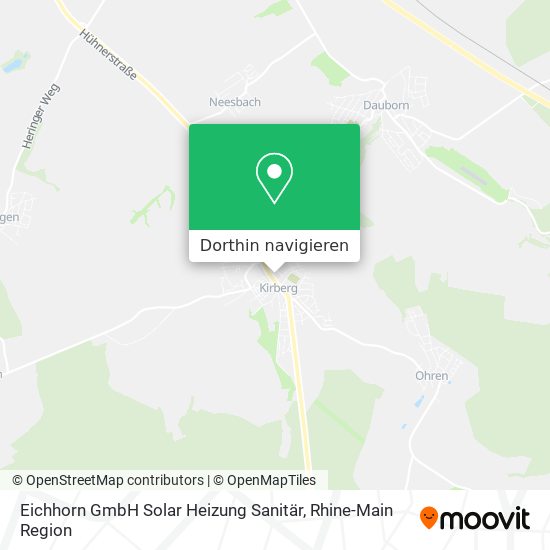 Eichhorn GmbH Solar Heizung Sanitär Karte