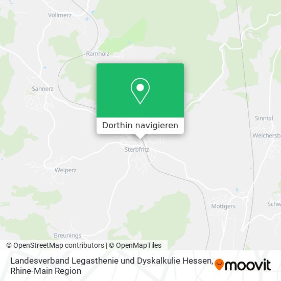 Landesverband Legasthenie und Dyskalkulie Hessen Karte