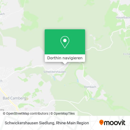 Schwickershausen Siedlung Karte
