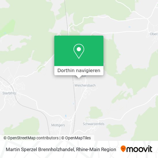Martin Sperzel Brennholzhandel Karte