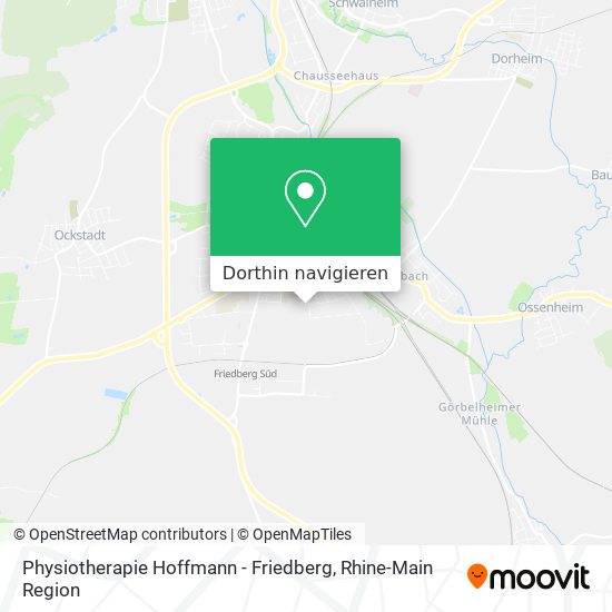 Physiotherapie Hoffmann - Friedberg Karte