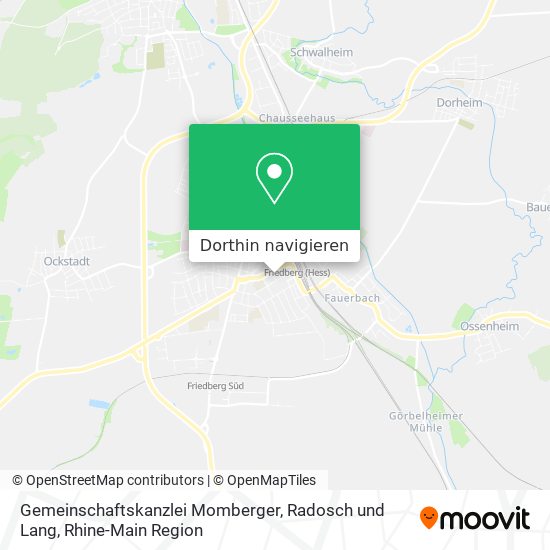 Gemeinschaftskanzlei Momberger, Radosch und Lang Karte