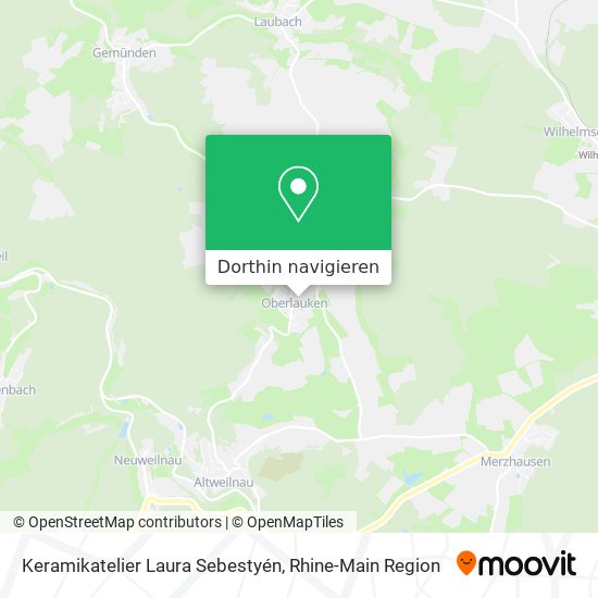 Keramikatelier Laura Sebestyén Karte