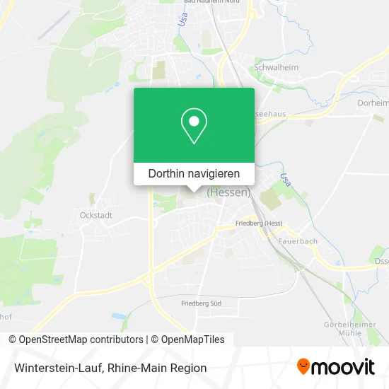 Winterstein-Lauf Karte