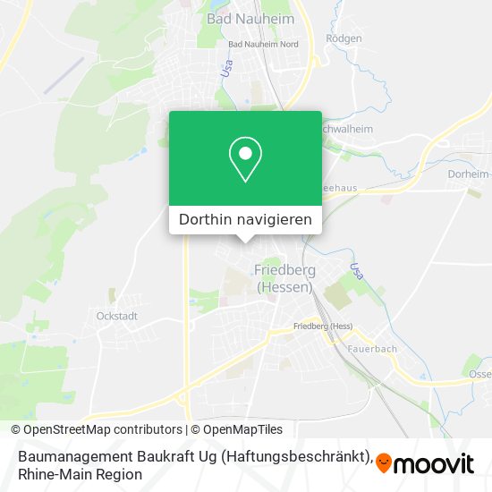 Baumanagement Baukraft Ug (Haftungsbeschränkt) Karte