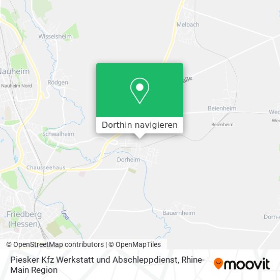 Piesker Kfz Werkstatt und Abschleppdienst Karte