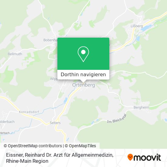 Eissner, Reinhard Dr. Arzt für Allgemeinmedizin Karte