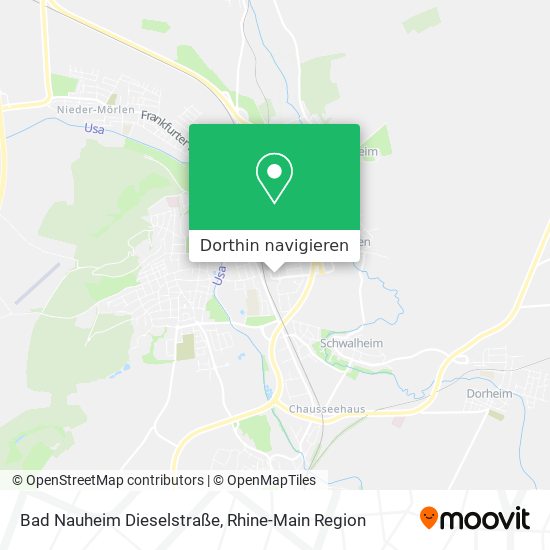Bad Nauheim Dieselstraße Karte