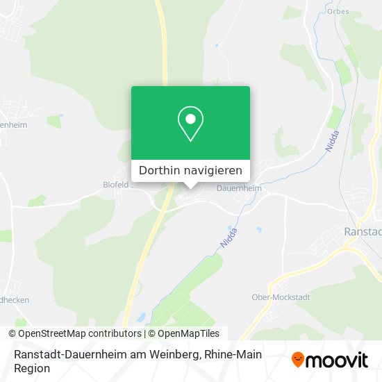 Ranstadt-Dauernheim am Weinberg Karte