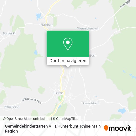 Gemeindekindergarten Villa Kunterbunt Karte