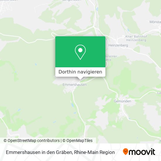 Emmershausen in den Gräben Karte