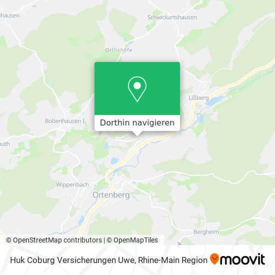 Huk Coburg Versicherungen Uwe Karte