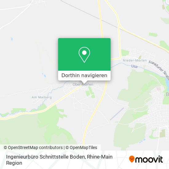 Ingenieurbüro Schnittstelle Boden Karte