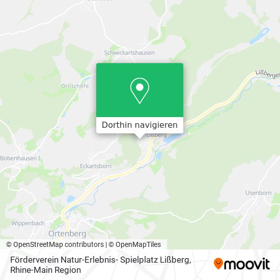 Förderverein Natur-Erlebnis- Spielplatz Lißberg Karte