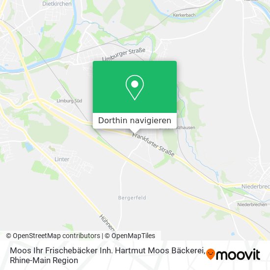 Moos Ihr Frischebäcker Inh. Hartmut Moos Bäckerei Karte