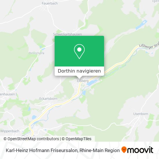 Karl-Heinz Hofmann Friseursalon Karte