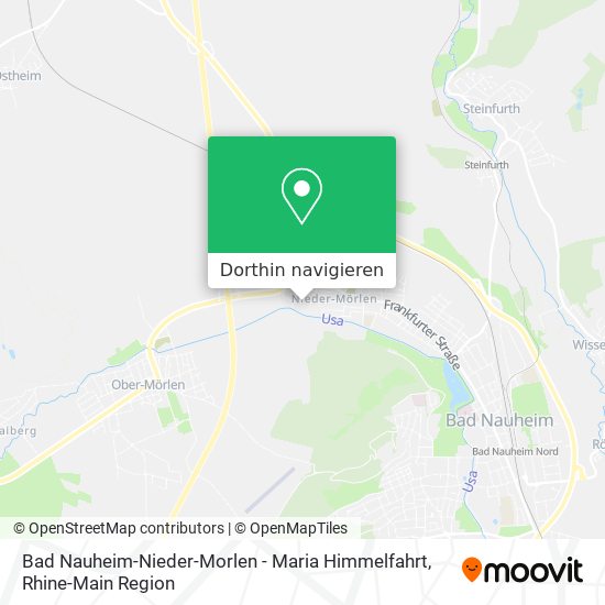 Bad Nauheim-Nieder-Morlen - Maria Himmelfahrt Karte