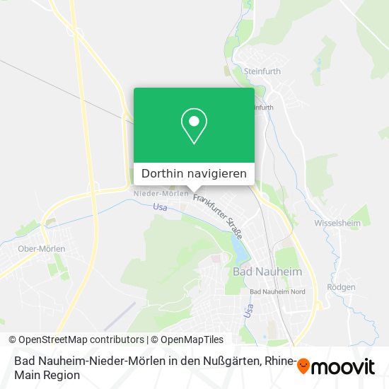 Bad Nauheim-Nieder-Mörlen in den Nußgärten Karte