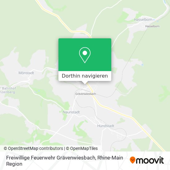 Freiwillige Feuerwehr Grävenwiesbach Karte