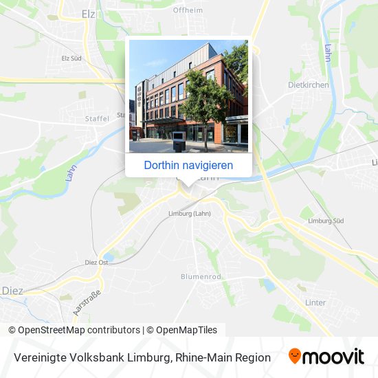 Vereinigte Volksbank Limburg Karte