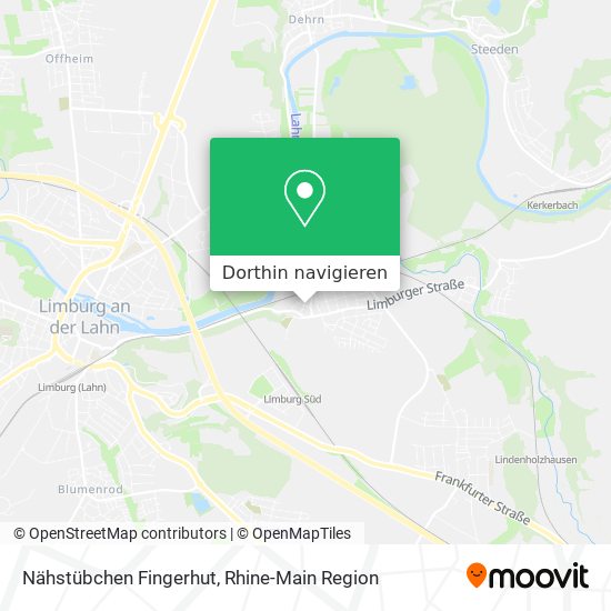 Nähstübchen Fingerhut Karte