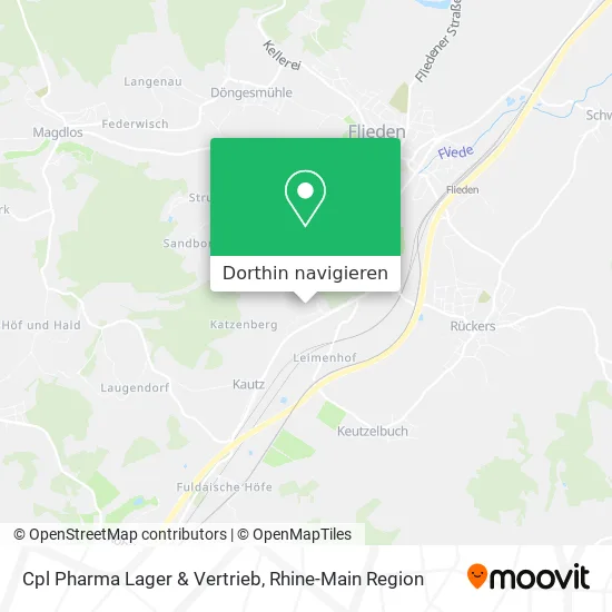 Cpl Pharma Lager & Vertrieb Karte