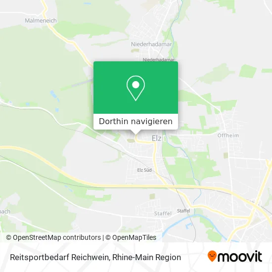 Reitsportbedarf Reichwein Karte