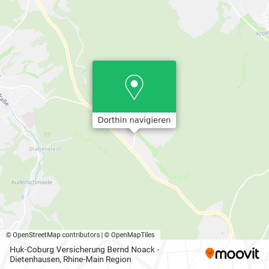 Huk-Coburg Versicherung Bernd Noack - Dietenhausen Karte