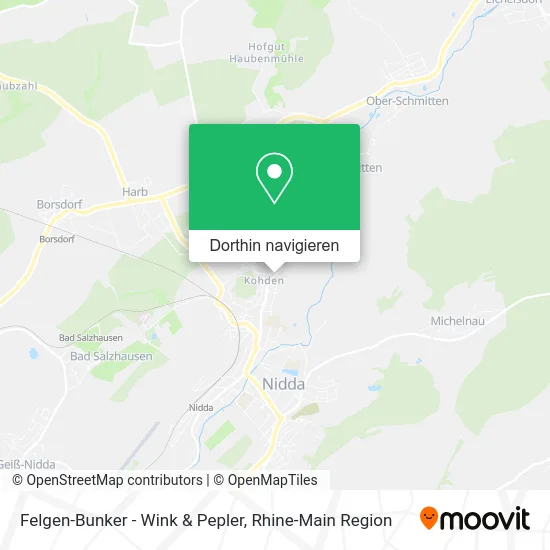 Felgen-Bunker - Wink & Pepler Karte