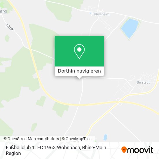 Fußballclub 1. FC 1963 Wohnbach Karte