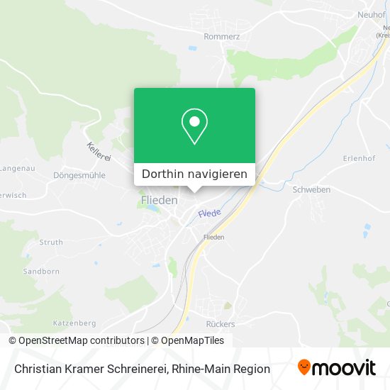 Christian Kramer Schreinerei Karte