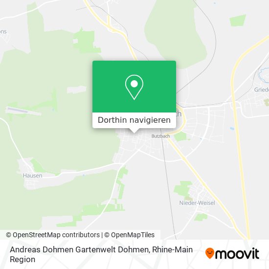 Andreas Dohmen Gartenwelt Dohmen Karte