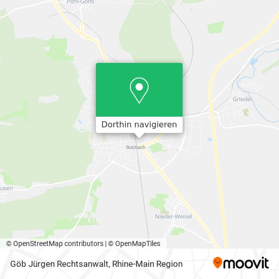 Göb Jürgen Rechtsanwalt Karte