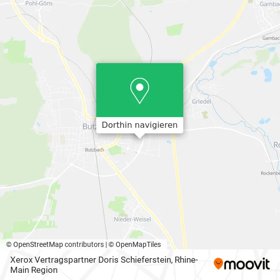 Xerox Vertragspartner Doris Schieferstein Karte