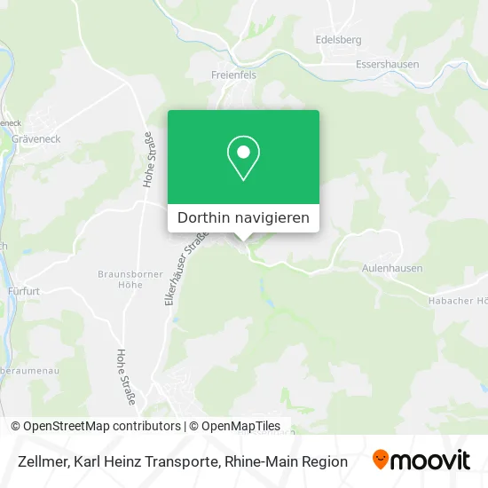 Zellmer, Karl Heinz Transporte Karte