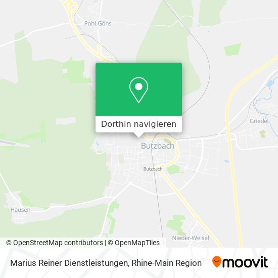 Marius Reiner Dienstleistungen Karte