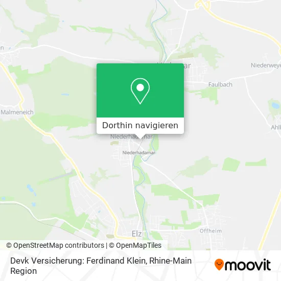 Devk Versicherung: Ferdinand Klein Karte