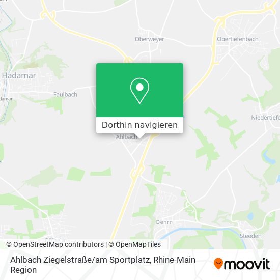 Ahlbach Ziegelstraße / am Sportplatz Karte