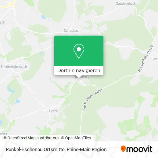 Runkel-Eschenau Ortsmitte Karte