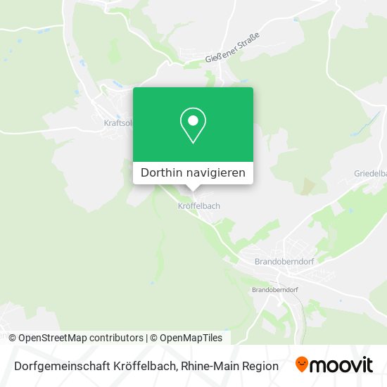 Dorfgemeinschaft Kröffelbach Karte