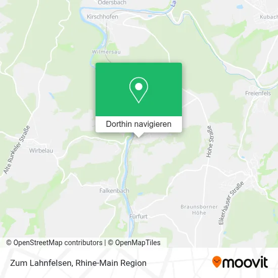 Zum Lahnfelsen Karte