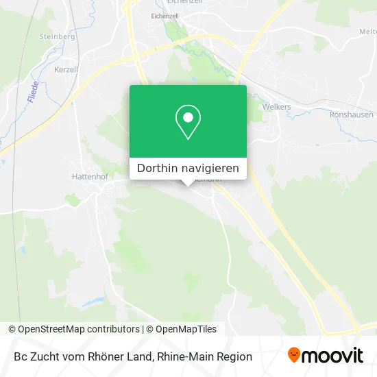 Bc Zucht vom Rhöner Land Karte